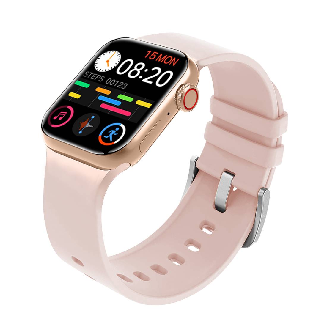 I KALL W3 Smart Watch With Intellectual Voice Command, 1.72 Inch HD ...